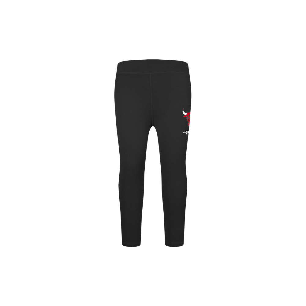 NBA CHICAGO BULLS RETRO CLASSIC TODDLER GIRL'S LEGGING (BLACK)