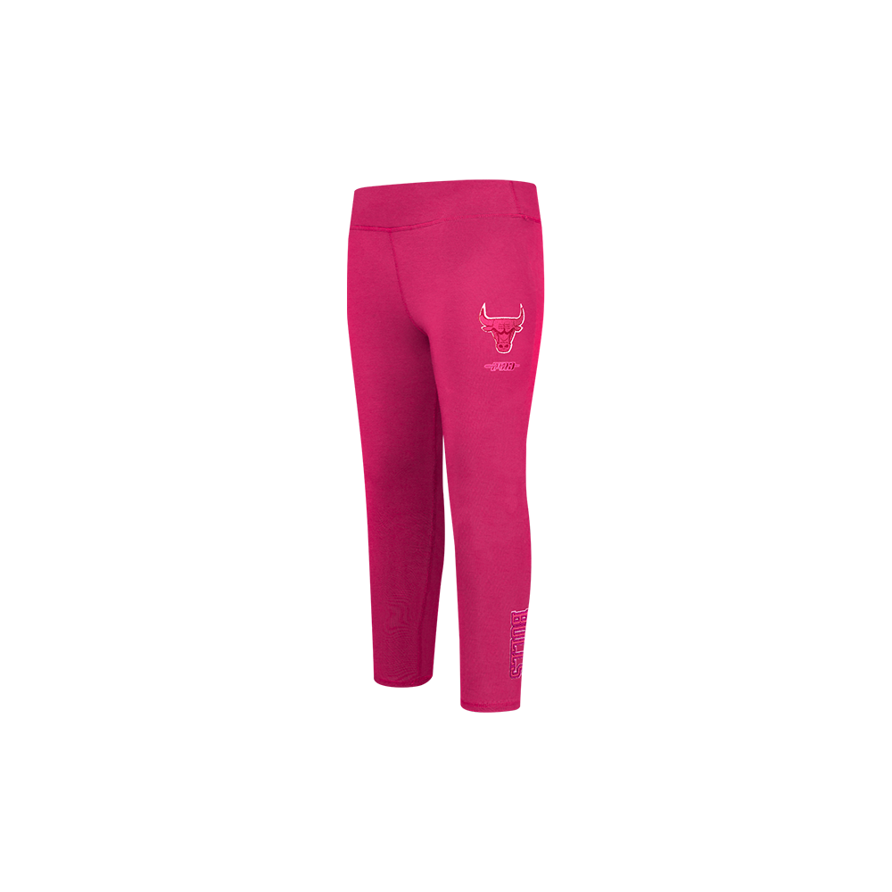NBA CHICAGO BULLS TRIPLE PINK TODDLER GIRL'S LEGGING (BEETROOT PURPLE)