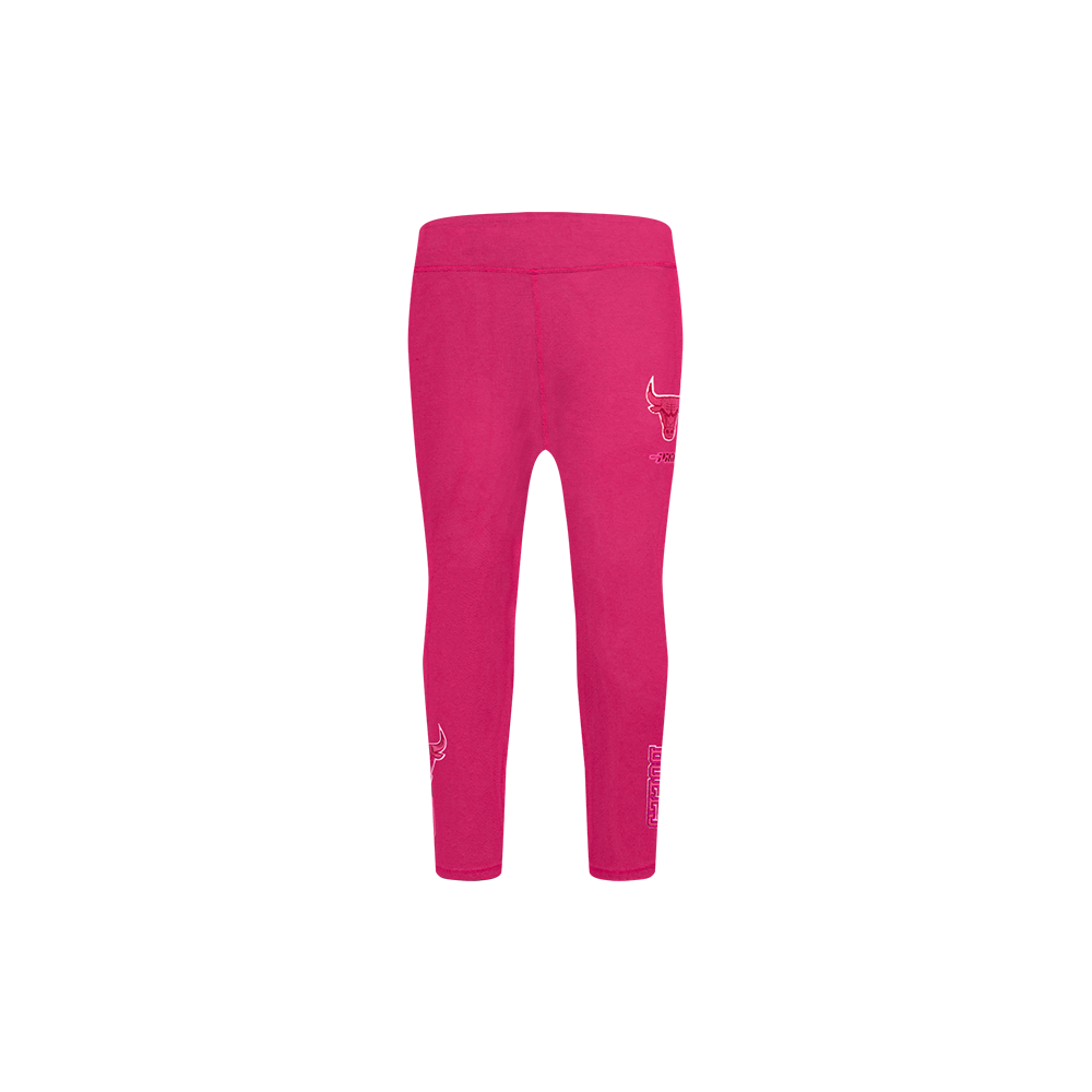 NBA CHICAGO BULLS TRIPLE PINK TODDLER GIRL'S LEGGING (BEETROOT PURPLE)