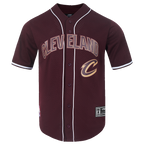 NBA CLEVELAND CAVALIERS CLASSIC CHEMISE BOUTONNÉE EN FILET POUR HOMME (LIE-DE-VIN)