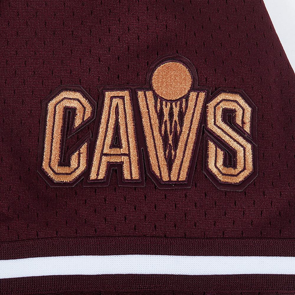 NBA CLEVELAND CAVALIERS CLASSIC CHEMISE BOUTONNÉE EN FILET POUR HOMME (LIE-DE-VIN)