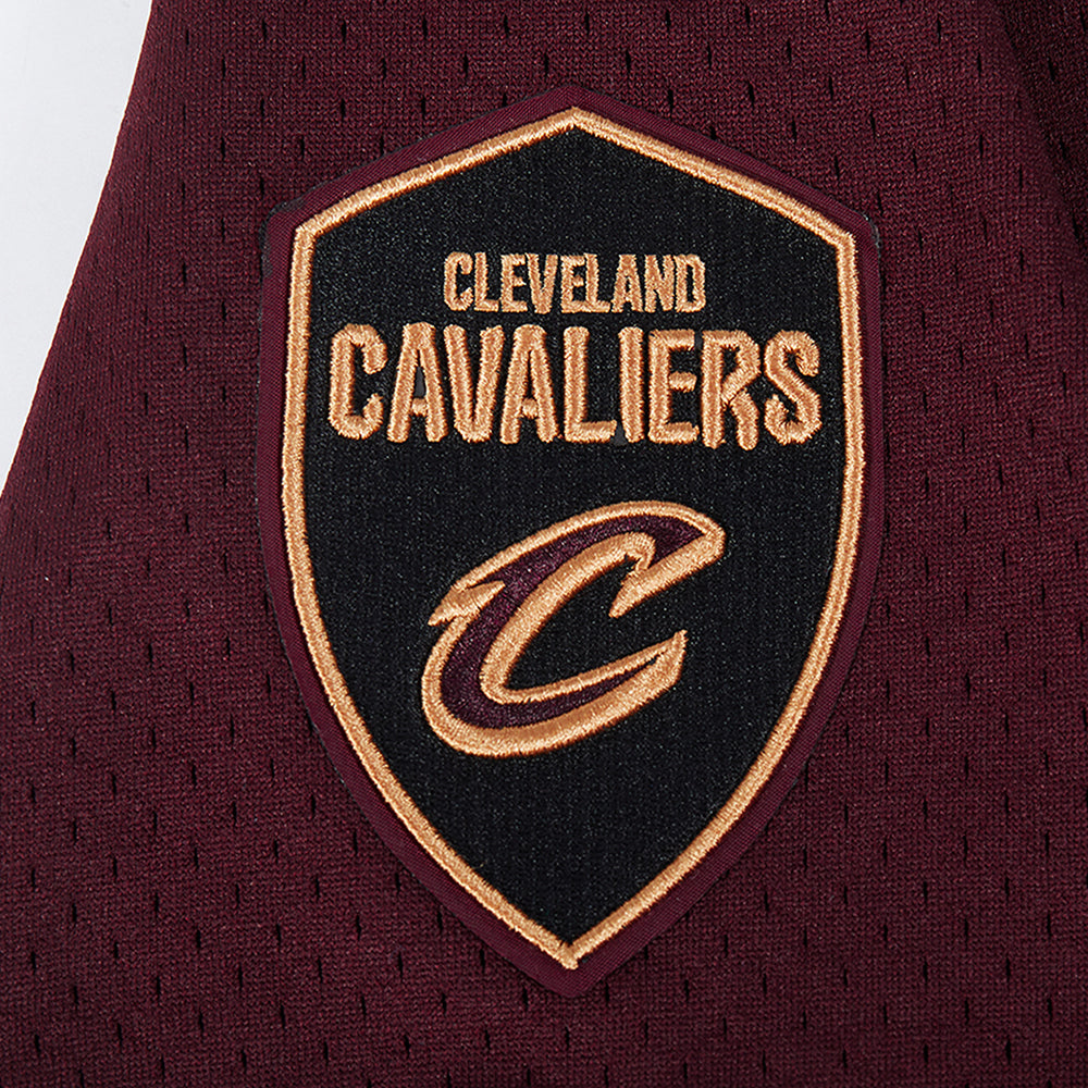 NBA CLEVELAND CAVALIERS CLASSIC CHEMISE BOUTONNÉE EN FILET POUR HOMME (LIE-DE-VIN)