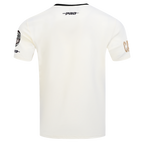 NBA CLEVELAND CAVALIERS MODERN ORIGINALS MEN'S RINGER TEE (EGGSHELL/ BLACK)
