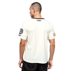 NBA CLEVELAND CAVALIERS MODERN ORIGINALS MEN'S RINGER TEE (EGGSHELL/ BLACK)
