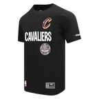 NBA CLEVELAND CAVALIERS MODERN ORIGINALS T-SHIRT EN JERSEY SIMPLE POUR HOMME (NOIR)