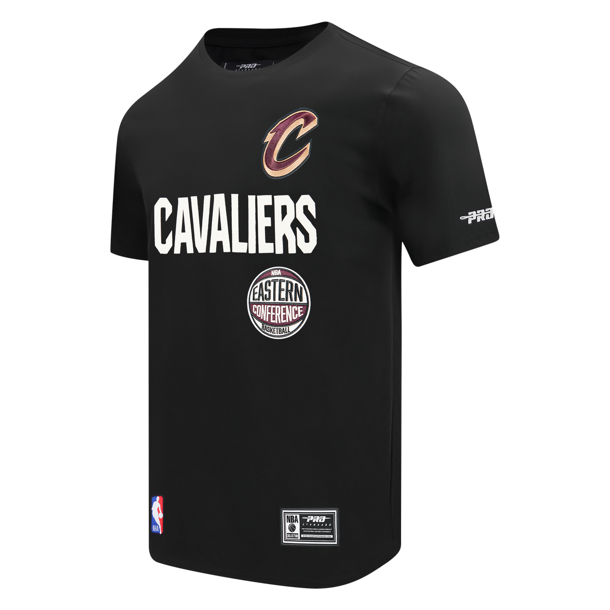 NBA CLEVELAND CAVALIERS MODERN ORIGINALS T-SHIRT EN JERSEY SIMPLE POUR HOMME (NOIR)