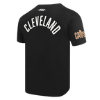 NBA CLEVELAND CAVALIERS MODERN ORIGINALS T-SHIRT EN JERSEY SIMPLE POUR HOMME (NOIR)