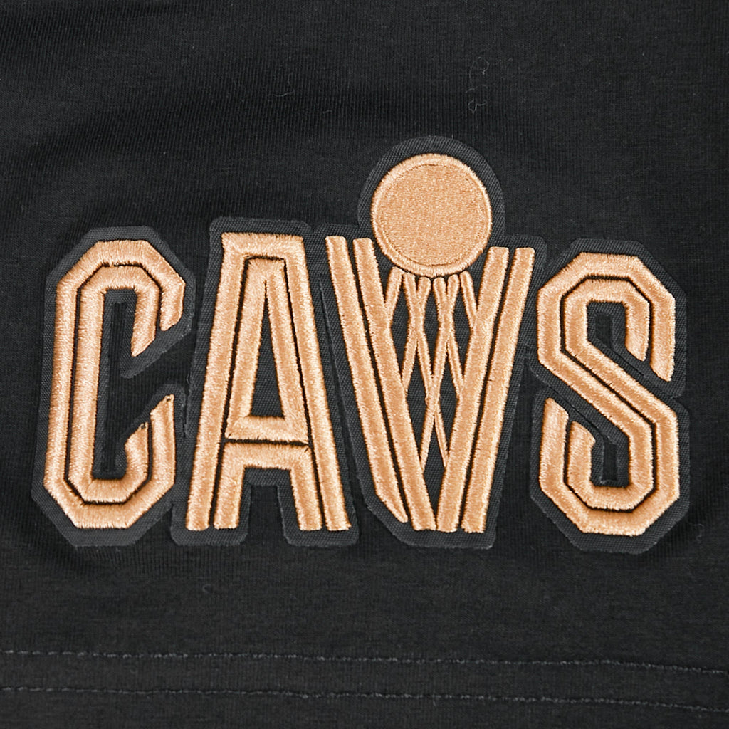 NBA CLEVELAND CAVALIERS MODERN ORIGINALS T-SHIRT EN JERSEY SIMPLE POUR HOMME (NOIR)