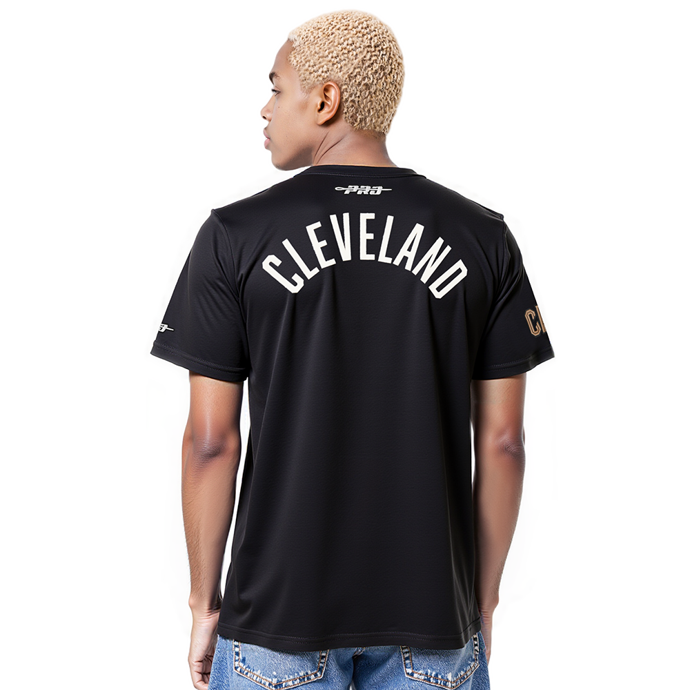 NBA CLEVELAND CAVALIERS MODERN ORIGINALS T-SHIRT EN JERSEY SIMPLE POUR HOMME (NOIR)