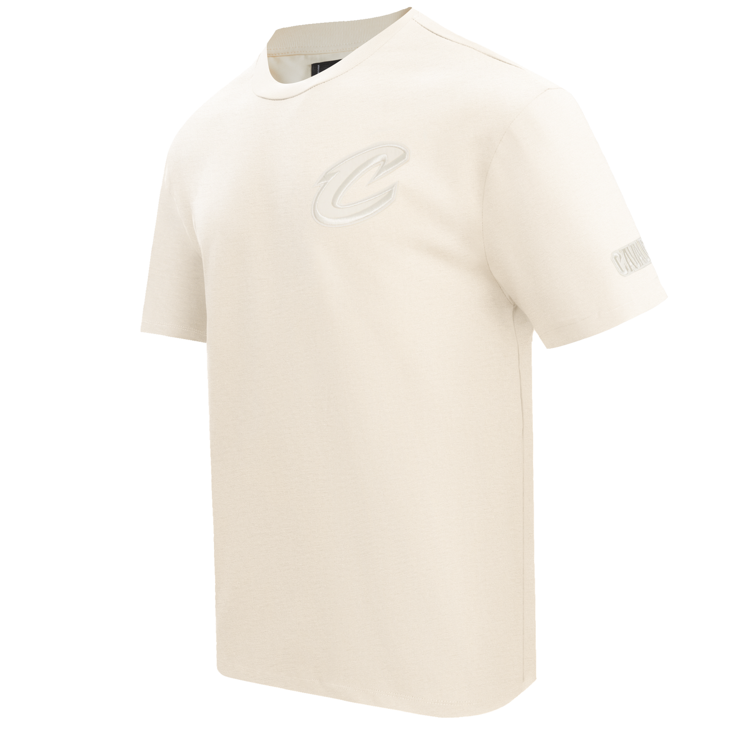 NBA CLEVELAND CAVALIERS NEUTRAL MEN'S DROP SHOULDER TEE (EGGSHELL)