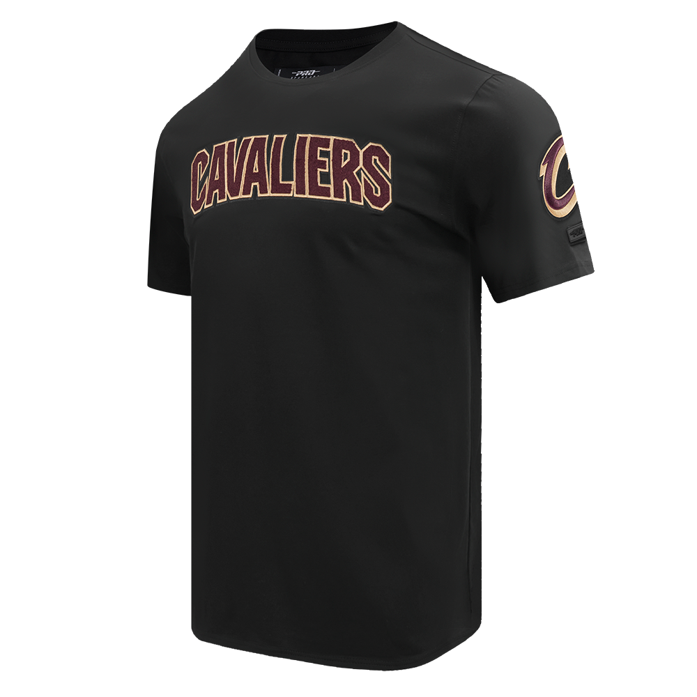 NBA CLEVELAND CAVALIERS CLASSIC CHENILLE MEN'S   TEE (BLACK)
