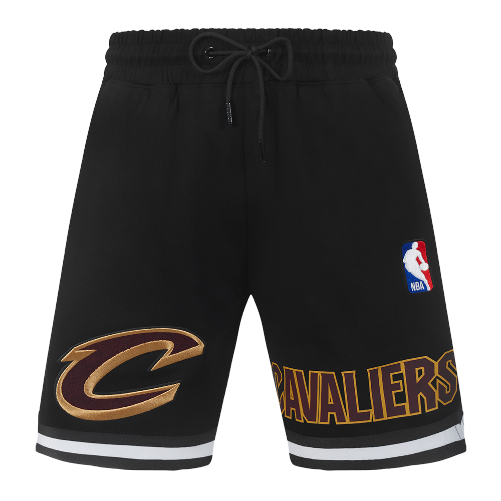 NBA CLEVELAND CAVALIERS CLASSIC CHENILLE MEN'S DK SHORT (BLACK)