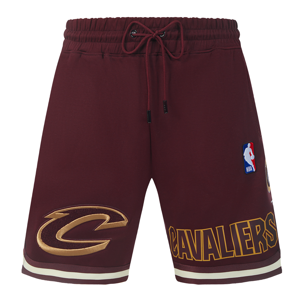 NBA CLEVELAND CAVALIERS CLASSIC CHENILLE MEN'S DK SHORT (WINE)