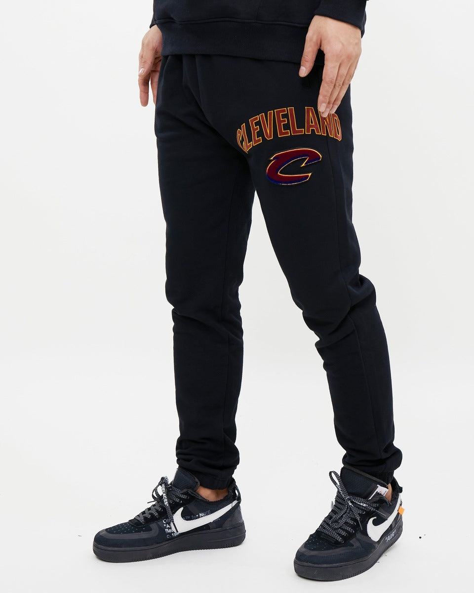 Pantalon de survêtement NBA Cleveland Caviers Classic pour homme (noir)