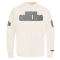 NBA CLEVELAND CAVALIERS REVERSE FRENCH TERRY MEN'S DROP SHOULDER FLC CREWNECK (EGGSHELL)