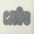 NBA CLEVELAND CAVALIERS REVERSE FRENCH TERRY MEN'S DROP SHOULDER FLC CREWNECK (EGGSHELL)