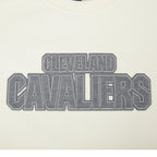NBA CLEVELAND CAVALIERS REVERSE FRENCH TERRY MEN'S DROP SHOULDER FLC CREWNECK (EGGSHELL)