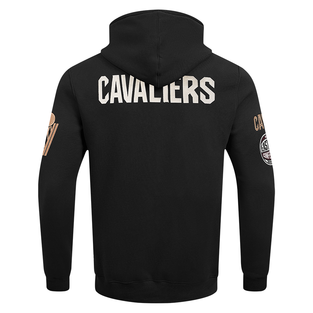 NBA CLEVELAND CAVALIERS MODERN ORIGINALS MEN'S FLC PO HOODIE (BLACK)