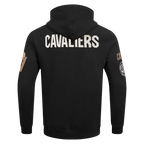 NBA CLEVELAND CAVALIERS MODERN ORIGINALS MEN'S FLC PO HOODIE (BLACK)