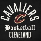 NBA CLEVELAND CAVALIERS MODERN ORIGINALS MEN'S FLC PO HOODIE (BLACK)