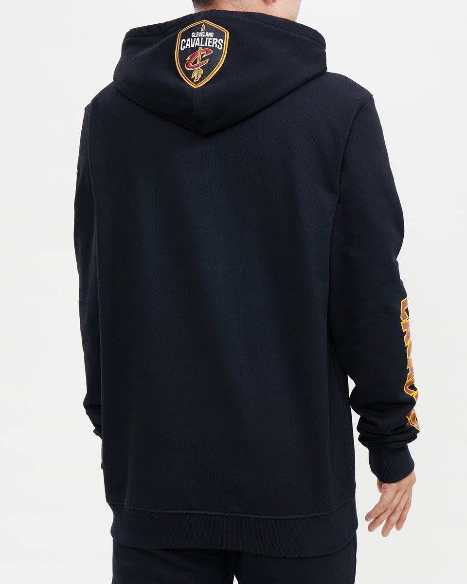 NBA CLEVELAND CAVALIERS CLASSIC MEN'S PULLOVER HOODIE (BLACK)