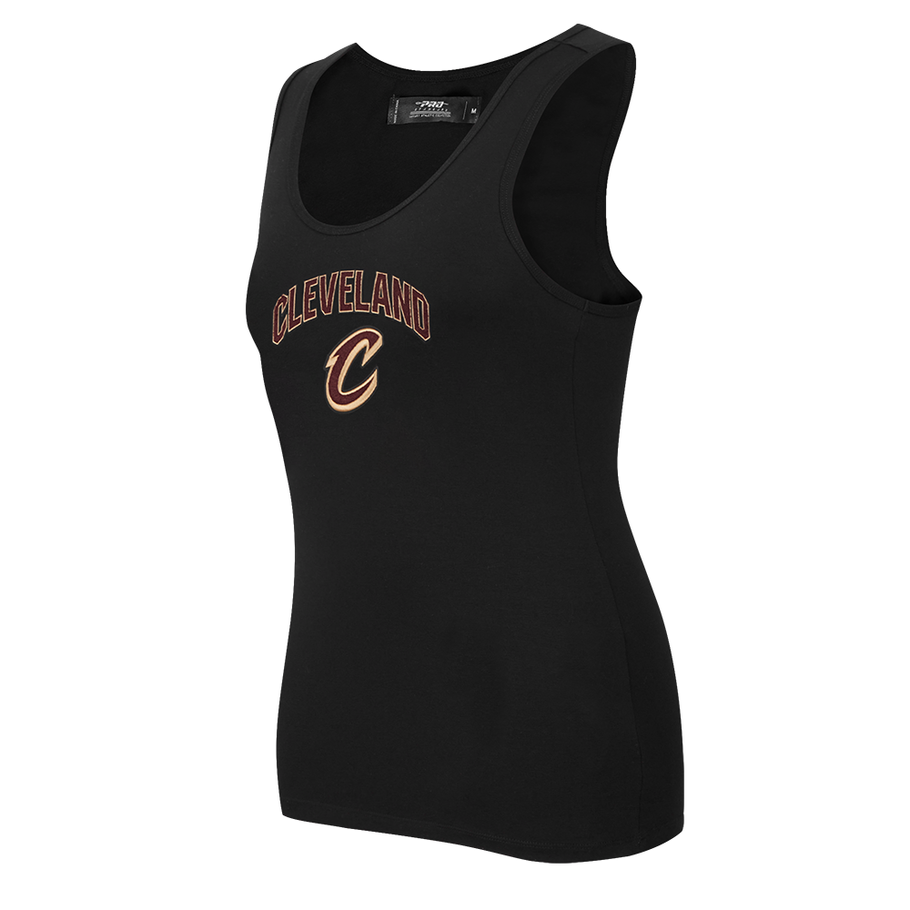 NBA CLEVELAND CAVALIERS CLASSIC WOMEN'S RELAXED FIT RACERBACK (BLACK)