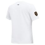 NBA CLEVELAND CAVALIERS CLASSIC T-SHIRT AJUSTÉ EN JERSEY SIMPLE À MANCHES COURTES POUR FEMME (BLANC)