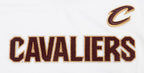 NBA CLEVELAND CAVALIERS CLASSIC T-SHIRT AJUSTÉ EN JERSEY SIMPLE À MANCHES COURTES POUR FEMME (BLANC)