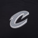 NBA CLEVELAND CAVALIERS REVERSE FRENCH TERRY WOMEN'S SJ BOXY TEE (BLACK)