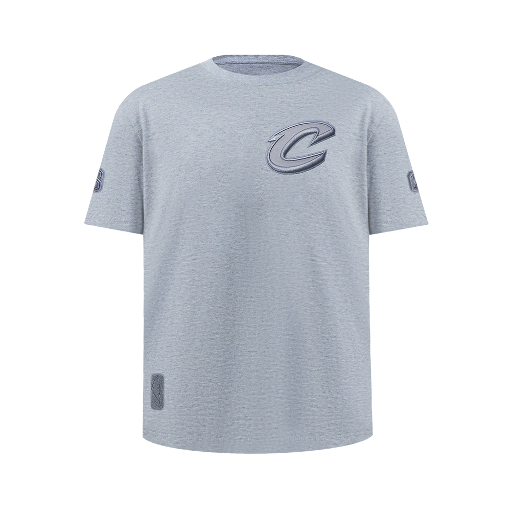 NBA CLEVELAND CAVALIERS NEUTRAL BIG BOY'S SS TEE (DARK HEATHER GRAY)