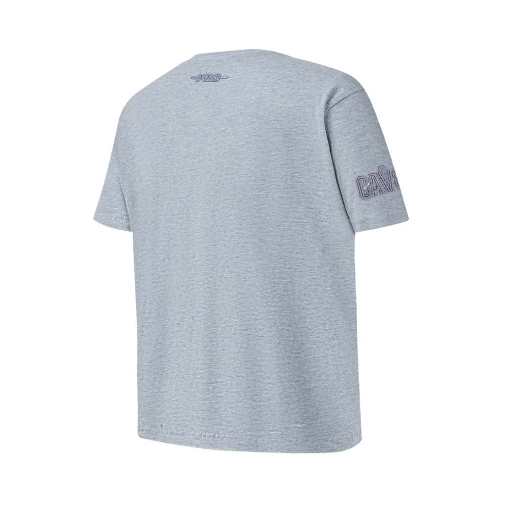 NBA CLEVELAND CAVALIERS NEUTRAL BIG BOY'S SS TEE (DARK HEATHER GRAY)