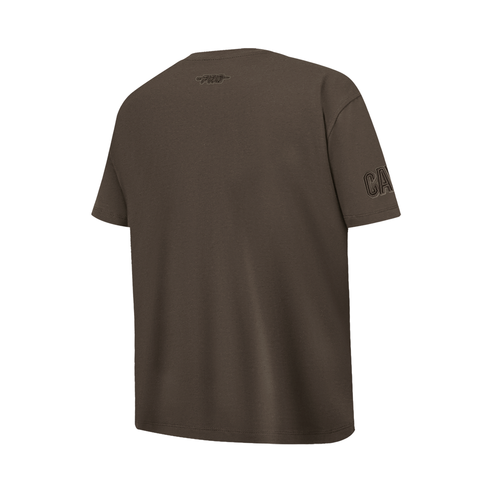 NBA CLEVELAND CAVALIERS NEUTRAL T-SHIRT À MANCHES COURTES POUR GARÇON JUNIOR (TAUPE FONCÉ)