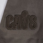 NBA CLEVELAND CAVALIERS NEUTRAL T-SHIRT À MANCHES COURTES POUR GARÇON JUNIOR (TAUPE FONCÉ)