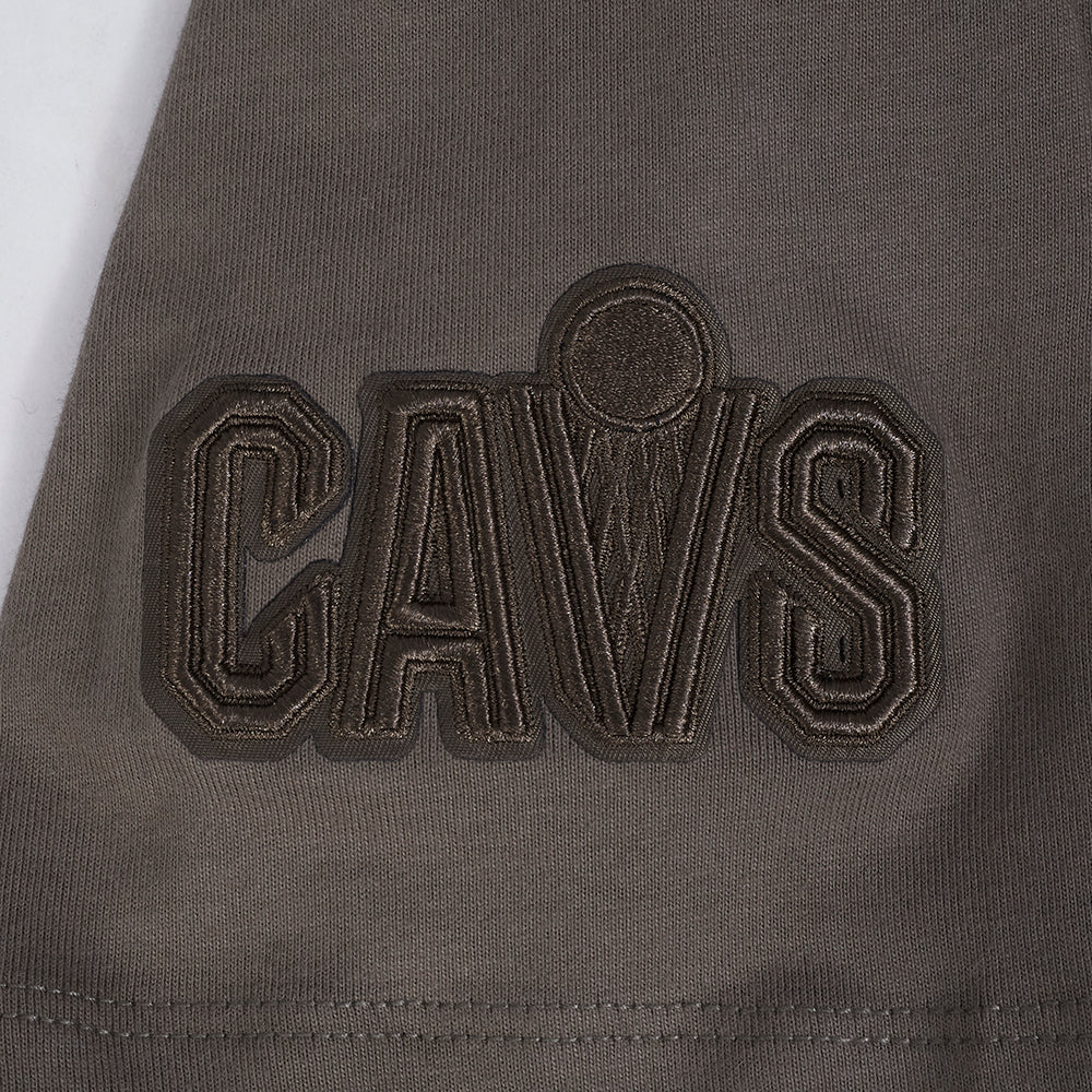 NBA CLEVELAND CAVALIERS NEUTRAL T-SHIRT À MANCHES COURTES POUR GARÇON JUNIOR (TAUPE FONCÉ)