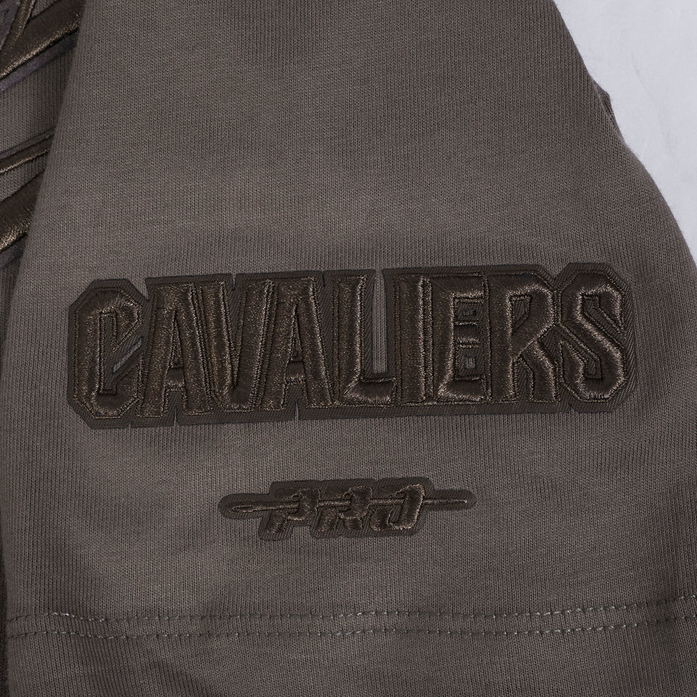 NBA CLEVELAND CAVALIERS NEUTRAL T-SHIRT À MANCHES COURTES POUR GARÇON JUNIOR (TAUPE FONCÉ)