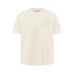 NBA CLEVELAND CAVALIERS NEUTRAL BIG BOY'S SS TEE (EGGSHELL)