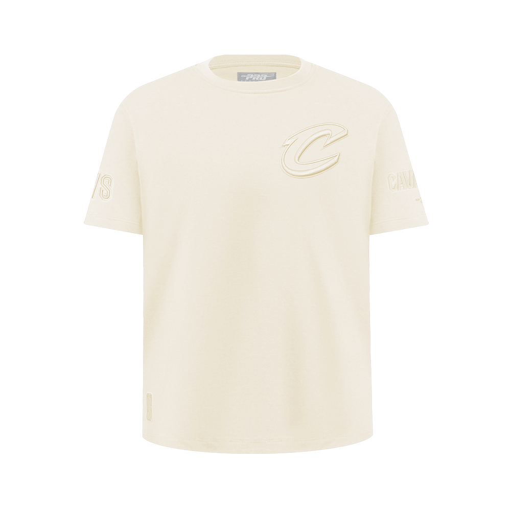 NBA CLEVELAND CAVALIERS NEUTRAL BIG BOY'S SS TEE (EGGSHELL)