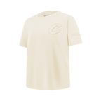 NBA CLEVELAND CAVALIERS NEUTRAL BIG BOY'S SS TEE (EGGSHELL)