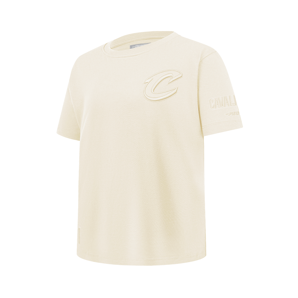 NBA CLEVELAND CAVALIERS NEUTRAL BIG BOY'S SS TEE (EGGSHELL)
