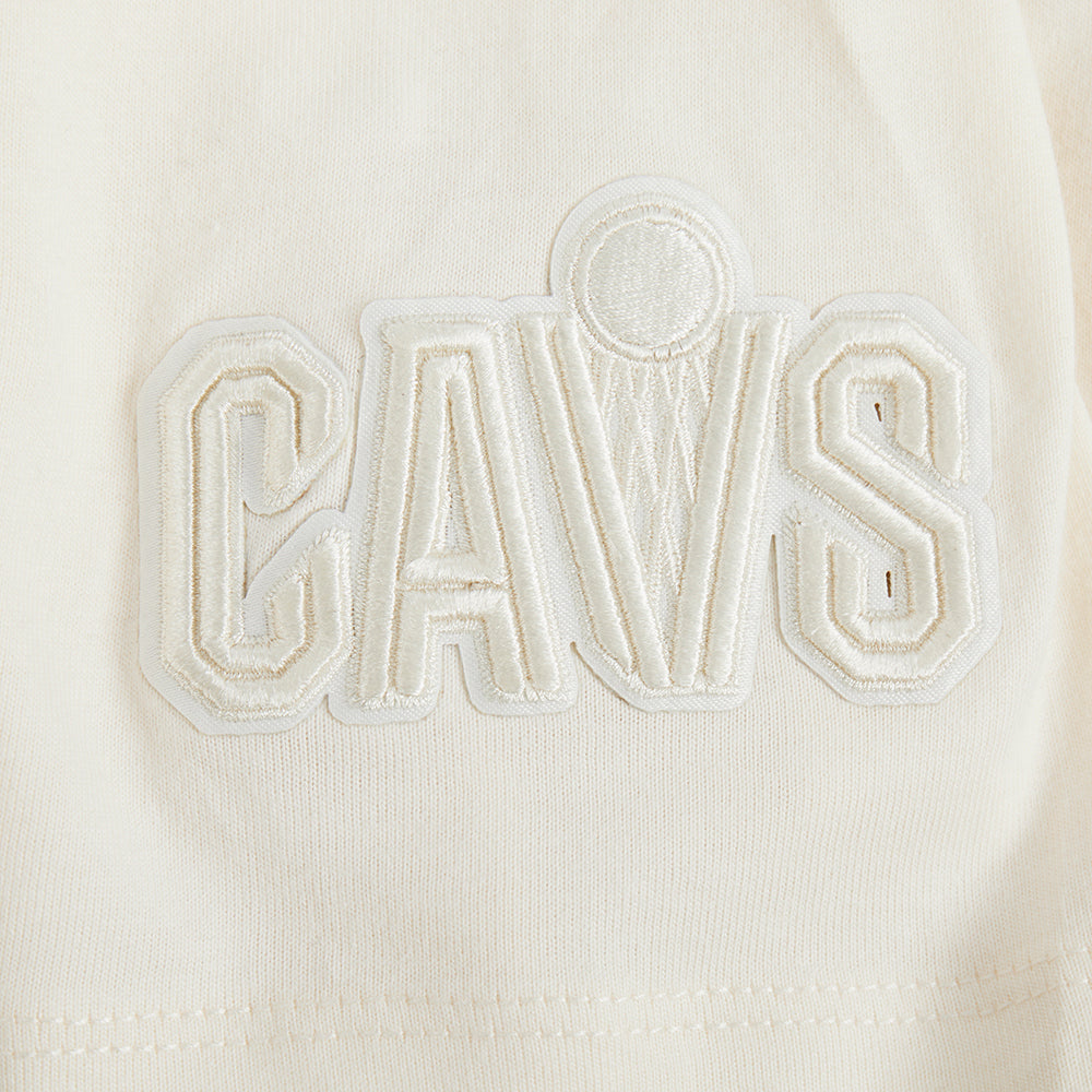 NBA CLEVELAND CAVALIERS NEUTRAL BIG BOY'S SS TEE (EGGSHELL)