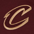 NBA CLEVELAND CAVALIERS CLASSIC WOMEN'S FLEECE HOODIE DRESS (WINE)