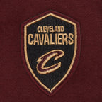 NBA CLEVELAND CAVALIERS CLASSIC WOMEN'S FLEECE HOODIE DRESS (WINE)
