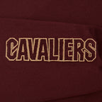 NBA CLEVELAND CAVALIERS CLASSIC WOMEN'S FLEECE HOODIE DRESS (WINE)