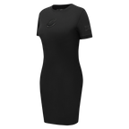 NBA CLEVELAND CAVALIERS TRIPLE BLACK WOMEN'S BODY CON DRESS (TRIPLE BLACK WOMEN'S)