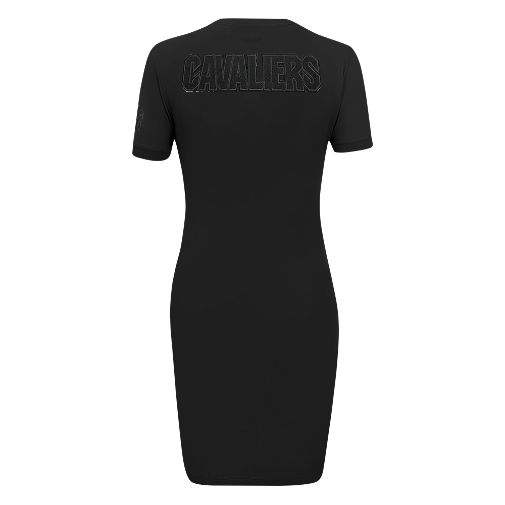 NBA CLEVELAND CAVALIERS TRIPLE BLACK WOMEN'S BODY CON DRESS (TRIPLE BLACK WOMEN'S)