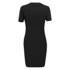 NBA CLEVELAND CAVALIERS TRIPLE BLACK WOMEN'S BODY CON DRESS (TRIPLE BLACK WOMEN'S)