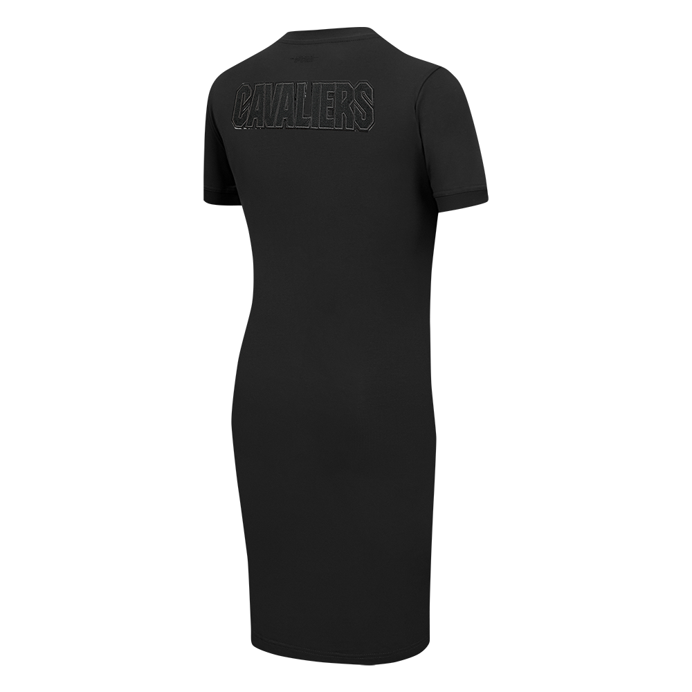 NBA CLEVELAND CAVALIERS TRIPLE BLACK WOMEN'S BODY CON DRESS (TRIPLE BLACK WOMEN'S)