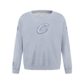 NBA CLEVELAND CAVALIERS NEUTRAL CHANDAIL À COL ROND EN MOLLETON POUR GARÇON JUNIOR (GRIS CHINÉ FONCÉ)