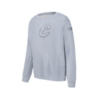 NBA CLEVELAND CAVALIERS NEUTRAL CHANDAIL À COL ROND EN MOLLETON POUR GARÇON JUNIOR (GRIS CHINÉ FONCÉ)