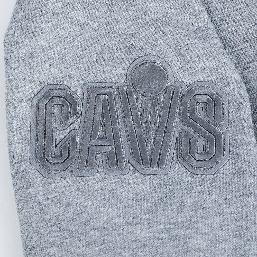 NBA CLEVELAND CAVALIERS NEUTRAL CHANDAIL À COL ROND EN MOLLETON POUR GARÇON JUNIOR (GRIS CHINÉ FONCÉ)